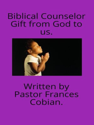cover image of Biblical Counselor Gift from God to us